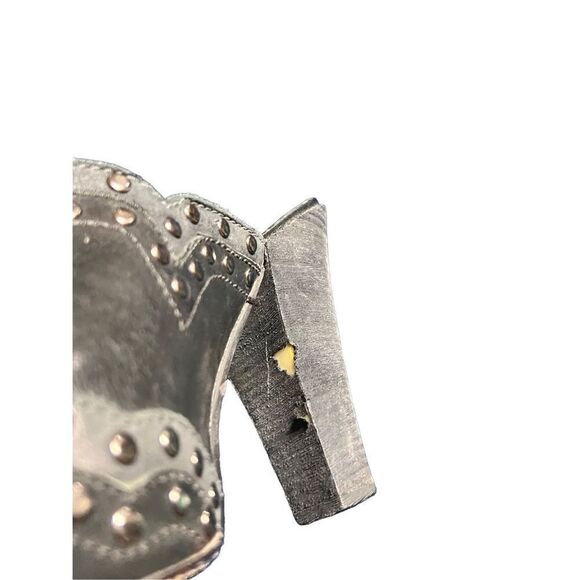 Cole Haan G Series Nike Air Studded Black & Gray Leather Mules Size 8 - Picture 5 of 5